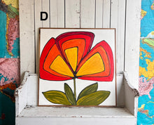 Load image into Gallery viewer, 37x37 NEW Flower Hand-Painted Sign