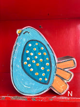 Load image into Gallery viewer, 7x7 NEW stand alone birdie cutout blocks LARGE