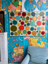 Load image into Gallery viewer, NEW 49x33 Circles Hand-Painted Sign