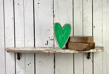 Load image into Gallery viewer, 7x7 stand or hang solid hearts wood cutout blocks