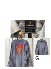 Load image into Gallery viewer, NEW- X-LARGE Fall Heart button up long sleeve