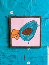 Load image into Gallery viewer, 9x9 NEW Spring Bird Hand-Painted Sign