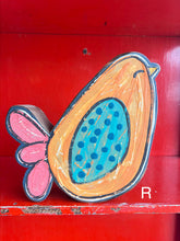 Load image into Gallery viewer, 7x7 NEW stand alone birdie cutout blocks LARGE