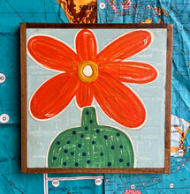 Load image into Gallery viewer, 13x13 NEW flowers Hand-Painted Sign