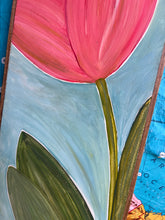 Load image into Gallery viewer, 17x49 NEW Tulip Hand-Painted Sign
