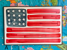 Load image into Gallery viewer, NEW! 25x37 Hand-Painted American Flag Sign