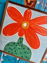 Load image into Gallery viewer, 13x13 NEW flowers Hand-Painted Sign