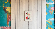 Load image into Gallery viewer, 13x17 “CLEARANCE “play the day away” Hand-Painted Sign