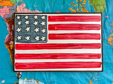 Load image into Gallery viewer, 17x25 NEW! American Flag Hand-Painted Sign