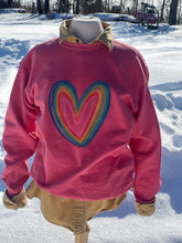 Load image into Gallery viewer, RESTOCKED! PRE-ORDER Heart Pink sweatshirt and t-shirt