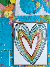 Load image into Gallery viewer, 25x31 Heart Hand-Painted Sign