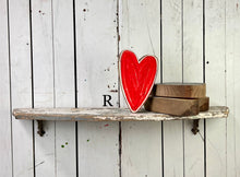 Load image into Gallery viewer, 7x7 stand or hang solid hearts wood cutout blocks