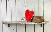 Load image into Gallery viewer, 9x10 stand or hang solid hearts wood cutout blocks