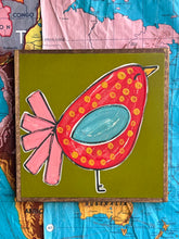 Load image into Gallery viewer, 10.5x10.5 NEW Spring Bird Hand-Painted Signs