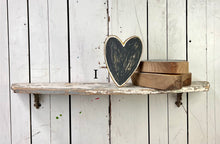 Load image into Gallery viewer, 7x7 stand or hang solid hearts wood cutout blocks