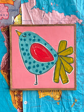 Load image into Gallery viewer, 10.5x10.5 NEW Spring Bird Hand-Painted Signs