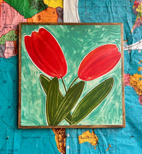 Load image into Gallery viewer, 21x21 NEW flowers Hand-Painted Sign