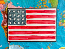 Load image into Gallery viewer, 17x25 NEW! American Flag Hand-Painted Sign