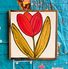 Load image into Gallery viewer, 13x13 NEW flowers Hand-Painted Sign