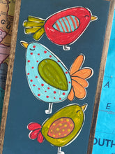 Load image into Gallery viewer, 9x17 NEW Spring Bird Hand-Painted Sign