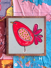 Load image into Gallery viewer, 6.5x6.5 NEW Spring Bird Hand-Painted Signs