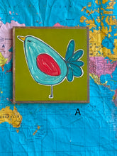 Load image into Gallery viewer, 11x11 Hand-Painted Birdie Sign