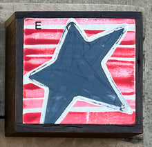 Load image into Gallery viewer, 6x6 NEW! Patriotic Star Hand-Painted Signs