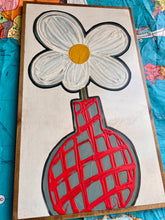 Load image into Gallery viewer, 17x29 NEW flowers Hand-Painted Sign