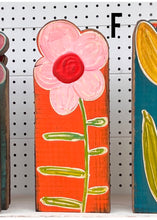 Load image into Gallery viewer, 6x15 stand alone scalloped - wood flower cutout block