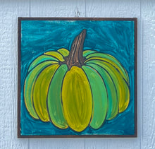 Load image into Gallery viewer, CLEARANCE 17x17 pumpkin Hand-Painted Signs