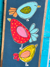 Load image into Gallery viewer, 9x17 NEW Spring Bird Hand-Painted Sign