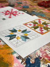 Load image into Gallery viewer, IN-PERSON 37x37 hand painted barn quilt class on Saturday, June 20th 9:30 am.