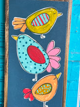 Load image into Gallery viewer, 9x17 NEW Spring Bird Hand-Painted Sign