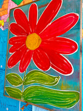 Load image into Gallery viewer, 25x31 Flower Hand-Painted Sign