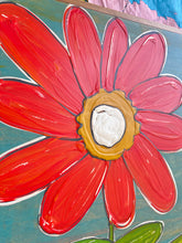 Load image into Gallery viewer, 17x23 NEW Hand-Painted flowers sign