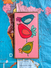Load image into Gallery viewer, 9x16.5 NEW Spring Bird Hand-Painted Sign
