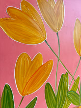 Load image into Gallery viewer, 31x37 NEW Flower Hand-Painted Sign