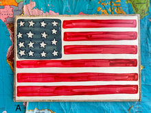 Load image into Gallery viewer, 17x25 NEW! American Flag Hand-Painted Sign