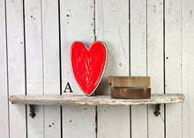 Load image into Gallery viewer, 7x7 stand or hang solid hearts wood cutout blocks