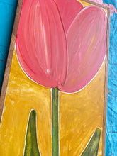 Load image into Gallery viewer, 13x39 NEW Flowers Hand-Painted Sign
