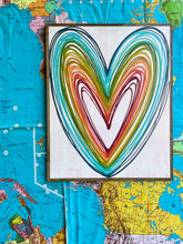 Load image into Gallery viewer, 25x31 Heart Hand-Painted Sign