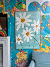 Load image into Gallery viewer, NEW 49x33 Daisy Hand-Painted Sign