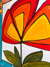 Load image into Gallery viewer, 37x37 NEW Flower Hand-Painted Sign