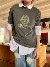 Load image into Gallery viewer, NEW! PRE-ORDER St. Patricks LUCKY sweatshirt and t-shirt