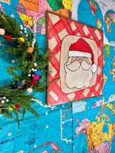 Load image into Gallery viewer, NEW Santa Hand-Painted Sign 37x37