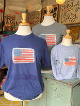 Load image into Gallery viewer, NEW! PRE-ORDER NAVY FLAG sweatshirt and t-shirt