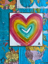 Load image into Gallery viewer, 37x37 Heart Hand-Painted Sign