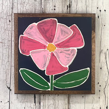 Load image into Gallery viewer, 13x13 NEW FLOWERS Hand-Painted Sign
