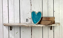 Load image into Gallery viewer, 9x10 stand or hang solid hearts wood cutout blocks
