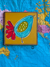 Load image into Gallery viewer, 11x11 Hand-Painted Birdie Sign

